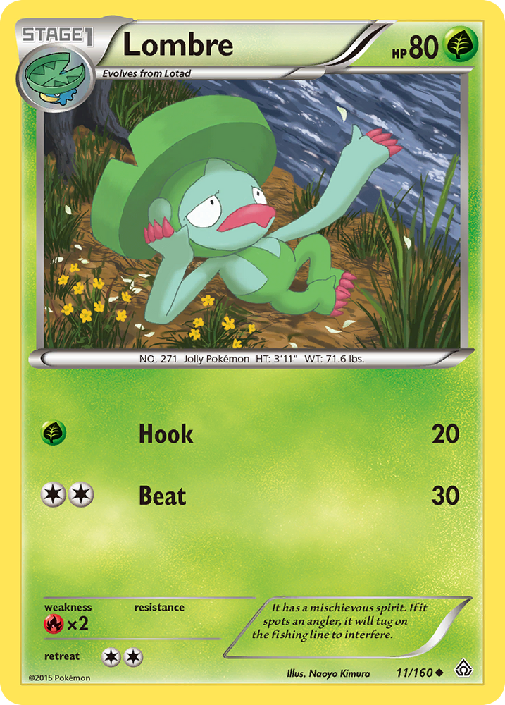 Lombre (11/160) [XY: Primal Clash] Pokémon