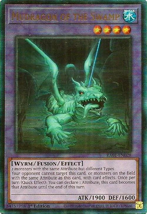 Mudragon of the Swamp [RA01-EN028] Prismatic Ultimate Rare Yu-Gi-Oh!