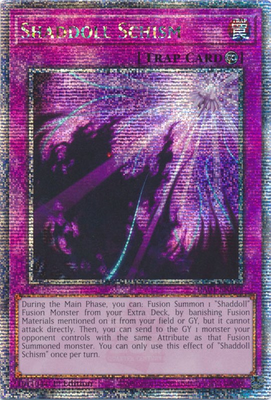 Shaddoll Schism [RA01-EN077] Quarter Century Secret Rare Yu-Gi-Oh!