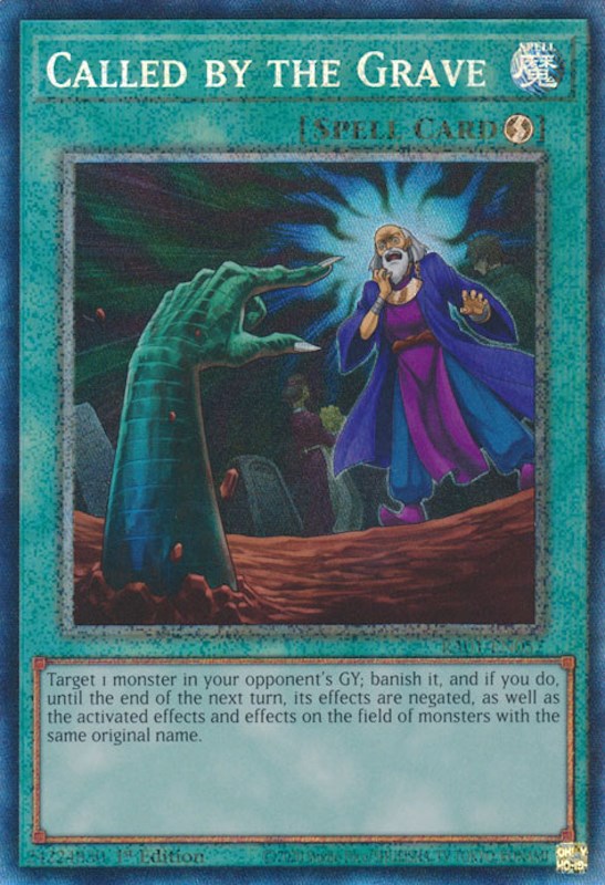 Called by the Grave [RA01-EN057] Prismatic Collector's Rare Yu-Gi-Oh!