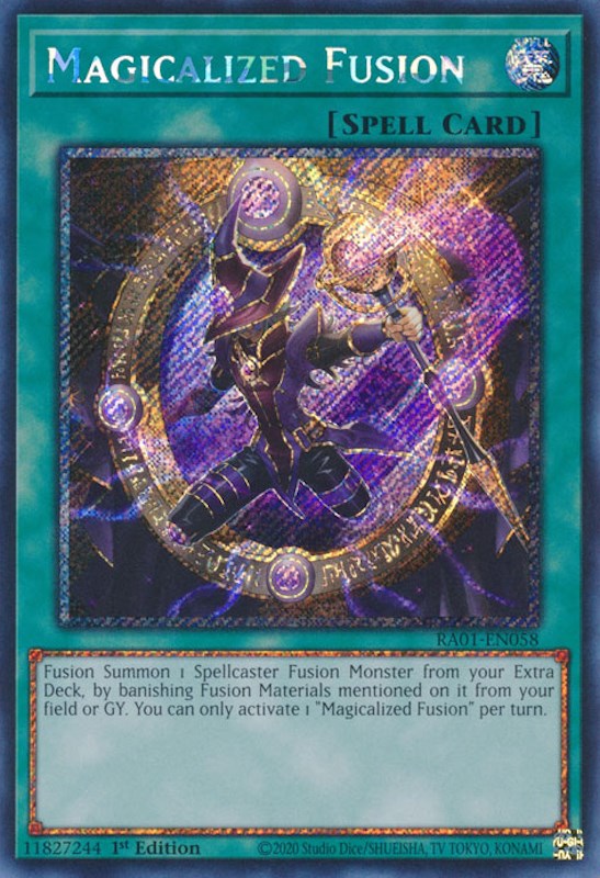 Magicalized Fusion [RA01-EN058] Platinum Secret Rare Yu-Gi-Oh!