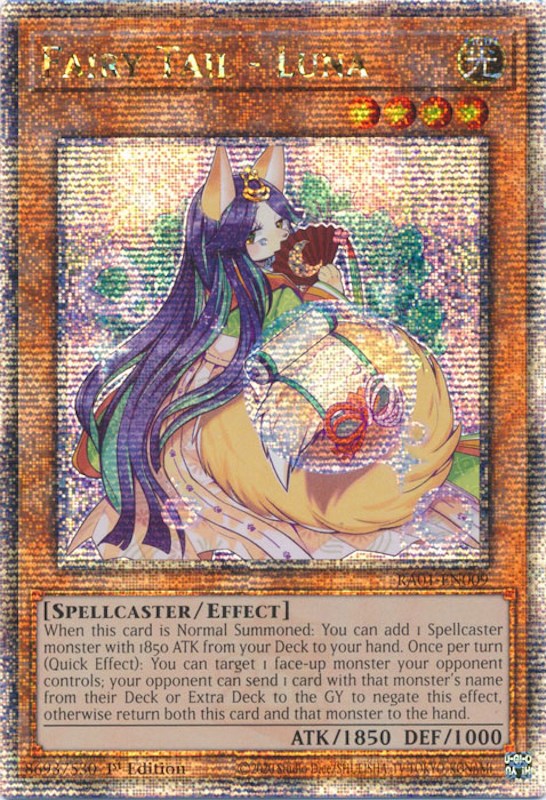 Fairy Tail - Luna [RA01-EN009] Quarter Century Secret Rare Yu-Gi-Oh!