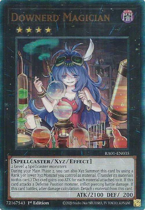 Downerd Magician [RA01-EN035] Prismatic Ultimate Rare Yu-Gi-Oh!