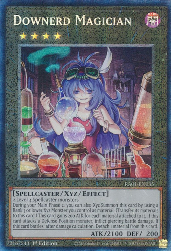 Downerd Magician [RA01-EN035] Prismatic Collector's Rare Yu-Gi-Oh!
