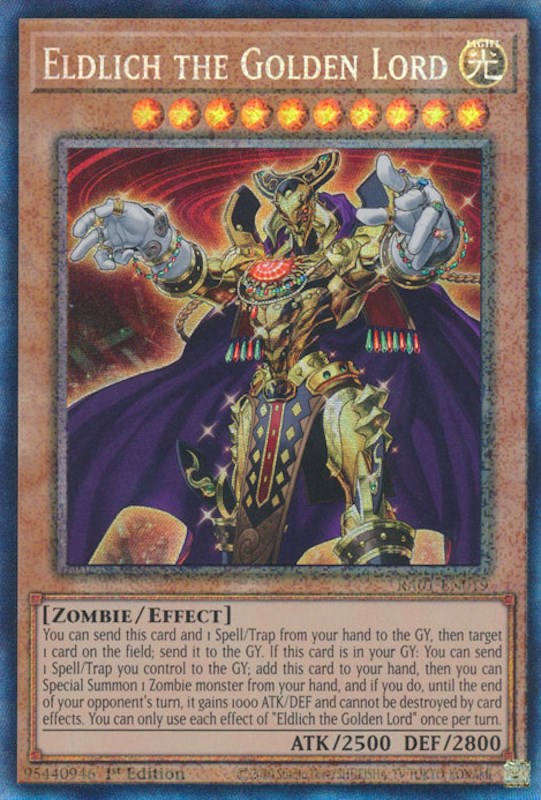 Eldlich the Golden Lord [RA01-EN019] Prismatic Collector's Rare Yu-Gi-Oh!