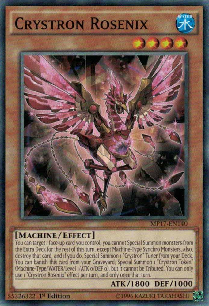 Crystron Rosenix [MP17-EN140] Common Yu-Gi-Oh!