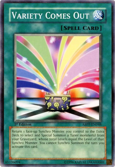 Variety Comes Out [ABPF-EN046] Common Yu-Gi-Oh!
