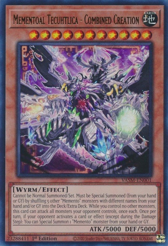 Mementoal Tecuhtlica - Combined Creation [VASM-EN001] Ultra Rare Yu-Gi-Oh!
