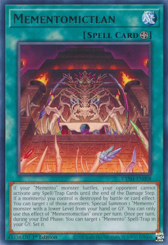 Mementomictlan [VASM-EN008] Rare Yu-Gi-Oh!