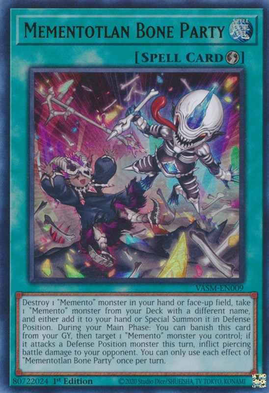 Mementotlan Bone Party [VASM-EN009] Ultra Rare Yu-Gi-Oh!