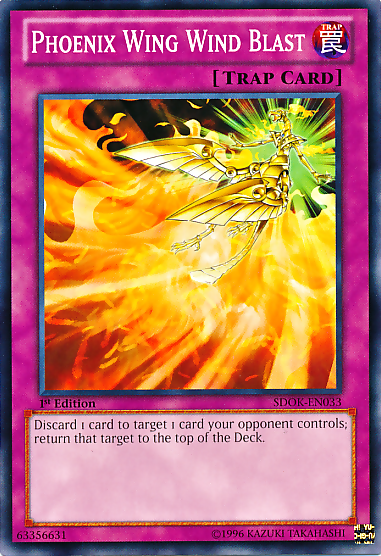 Phoenix Wing Wind Blast [SDOK-EN033] Common Yu-Gi-Oh!