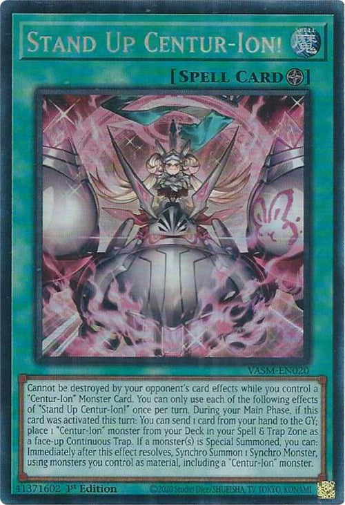 Stand Up Centur-Ion! (CR) [VASM-EN020] Collector's Rare Yu-Gi-Oh!