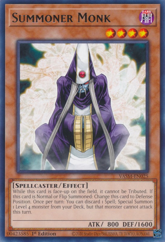 Summoner Monk [VASM-EN025] Rare Yu-Gi-Oh!