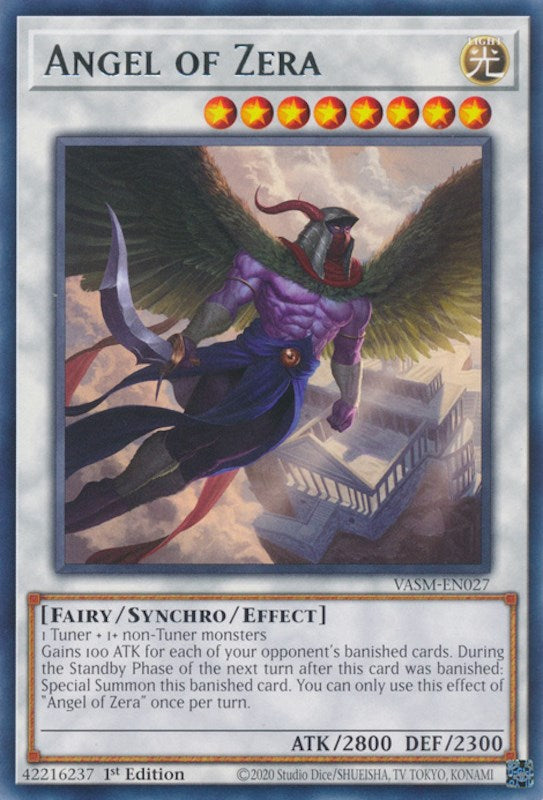 Angel of Zera [VASM-EN027] Rare Yu-Gi-Oh!