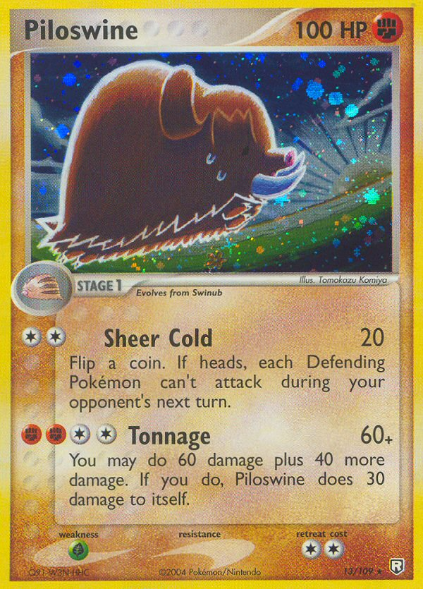 Piloswine (13/109) [EX: Team Rocket Returns] Pokémon