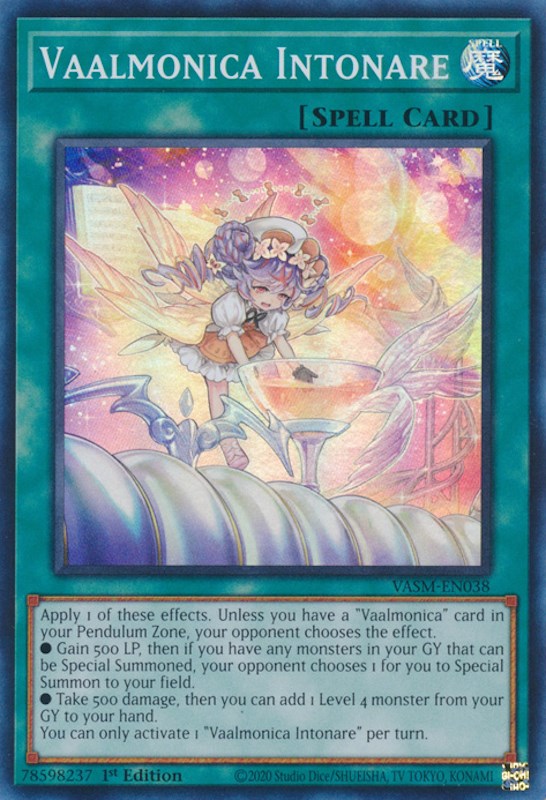 Vaalmonica Intonare [VASM-EN038] Super Rare Yu-Gi-Oh!