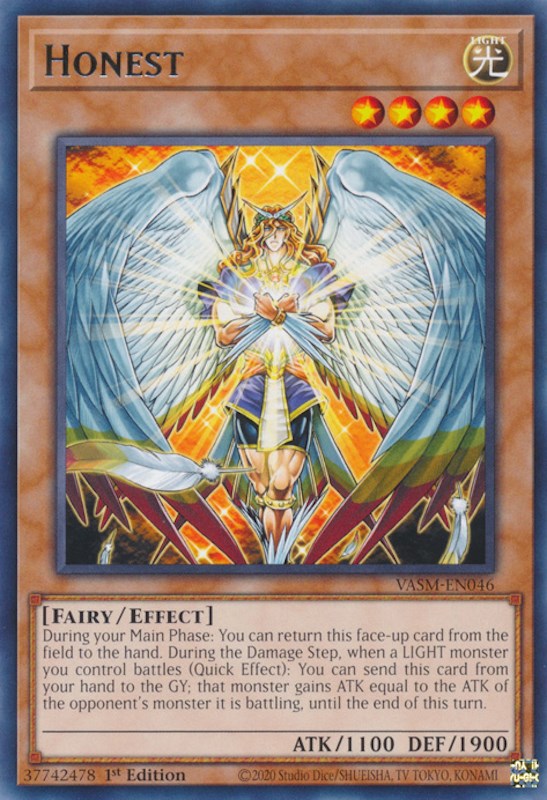Honest [VASM-EN046] Rare Yu-Gi-Oh!