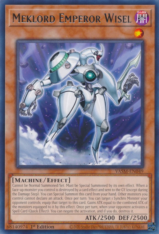 Meklord Emperor Wisel [VASM-EN049] Rare Yu-Gi-Oh!