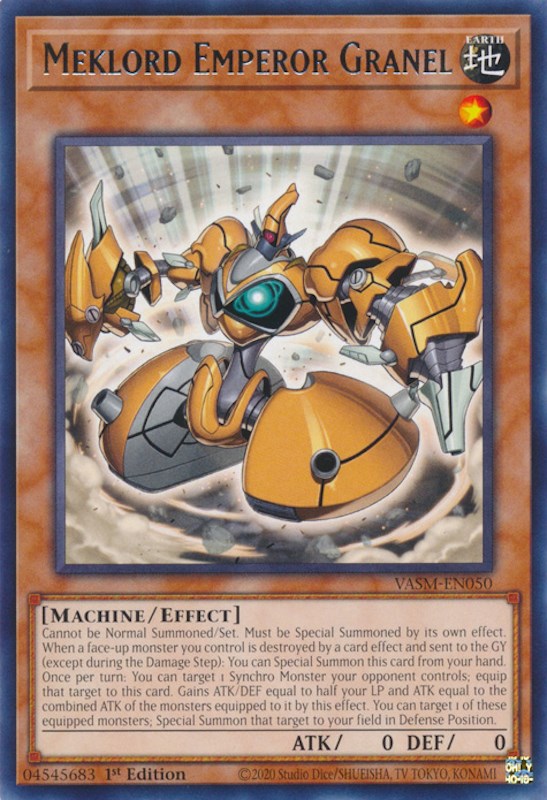 Meklord Emperor Granel [VASM-EN050] Rare Yu-Gi-Oh!