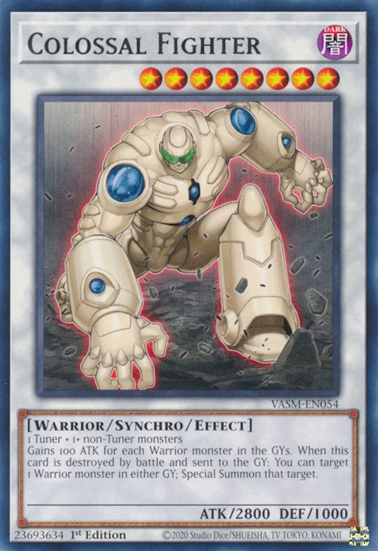Colossal Fighter [VASM-EN054] Rare Yu-Gi-Oh!