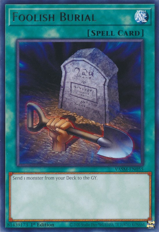 Foolish Burial [VASM-EN055] Rare Yu-Gi-Oh!