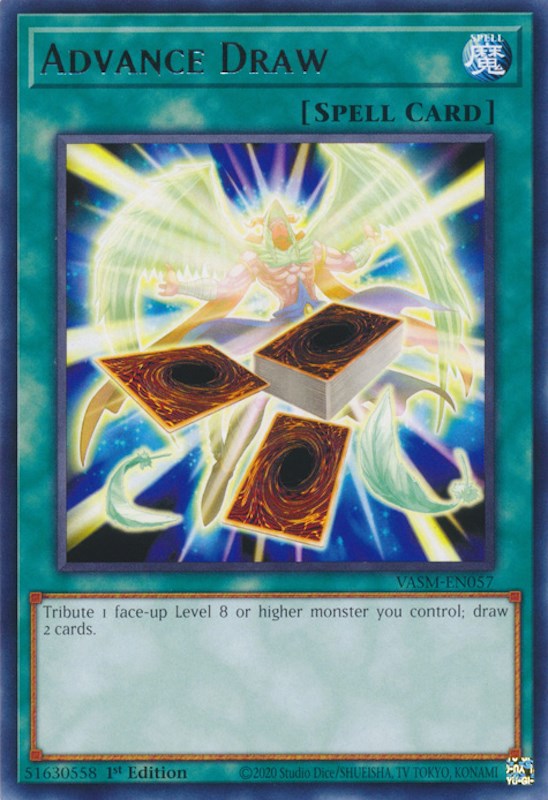 Advance Draw [VASM-EN057] Rare Yu-Gi-Oh!