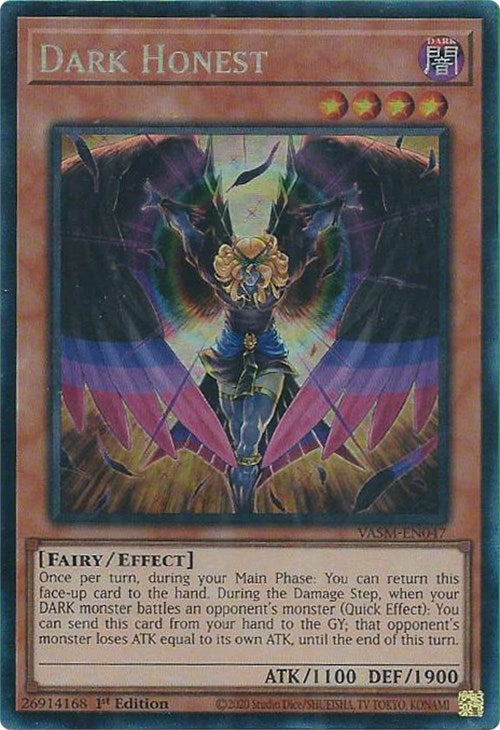Dark Honest (CR) [VASM-EN047] Collector's Rare Yu-Gi-Oh!