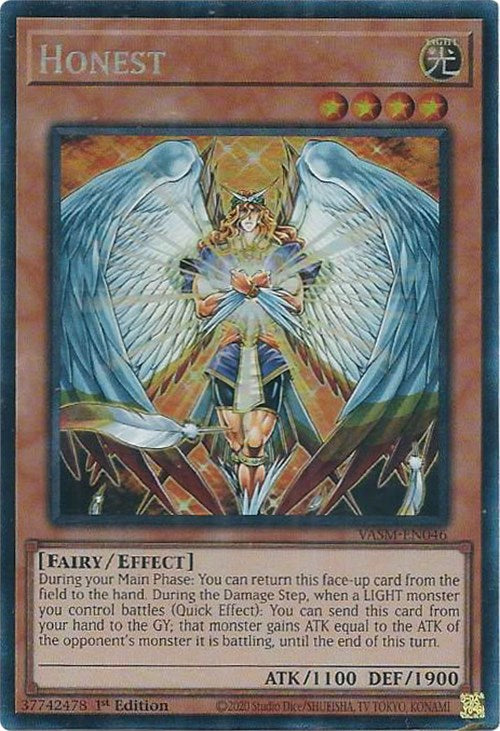 Honest (CR) [VASM-EN046] Collector's Rare Yu-Gi-Oh!