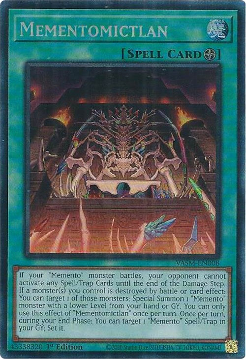 Mementomictlan (CR) [VASM-EN008] Collector's Rare Yu-Gi-Oh!