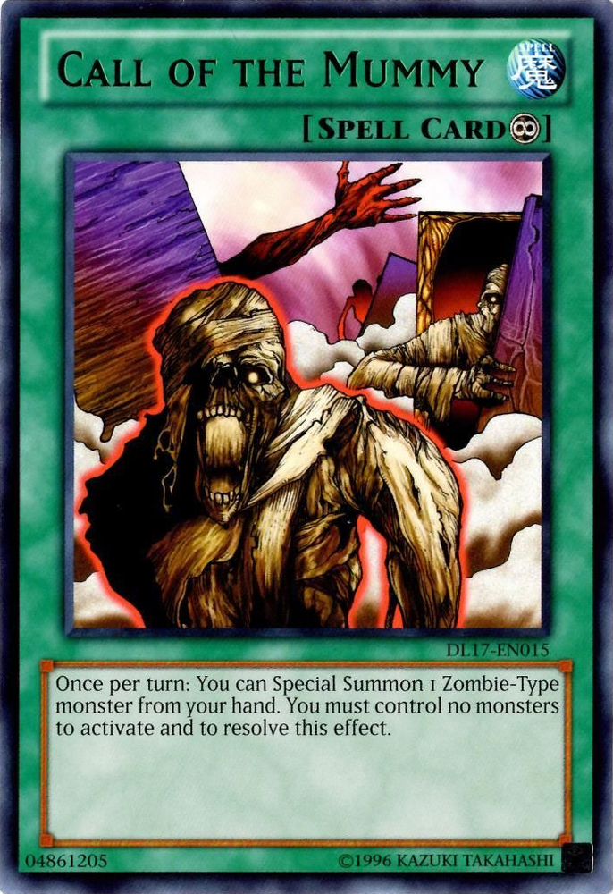 Call of the Mummy (Green) [DL17-EN015] Rare Yu-Gi-Oh!
