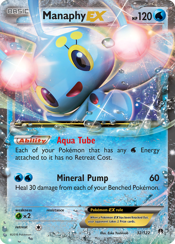 Manaphy EX (32/122) [XY: BREAKpoint] Pokémon