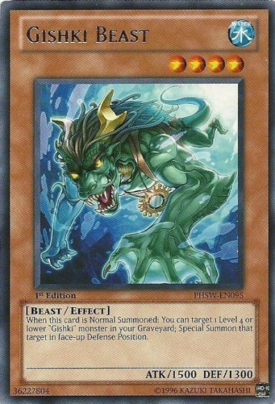 Gishki Beast [PHSW-EN095] Rare Yu-Gi-Oh!