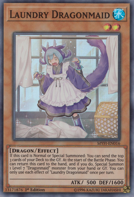 Laundry Dragonmaid [MYFI-EN016] Super Rare Yu-Gi-Oh!