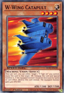 W-Wing Catapult [SGX1-ENC09] Common Yu-Gi-Oh!