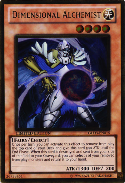 Dimensional Alchemist [GLD3-EN015] Gold Rare Yu-Gi-Oh!