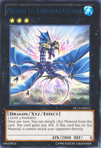 Number 17: Leviathan Dragon (Blue) [DL15-EN012] Rare Yu-Gi-Oh!