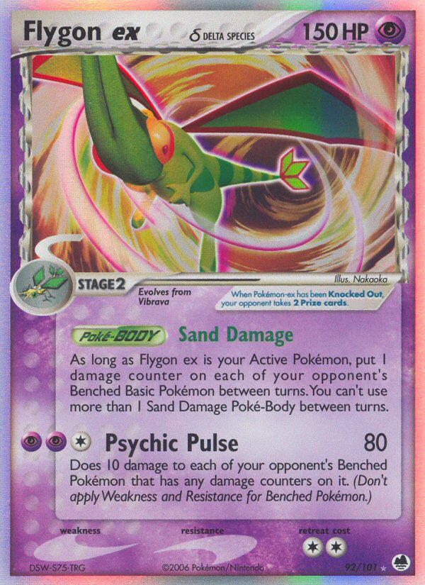 Flygon ex (92/101) (Delta Species) [EX: Dragon Frontiers] Pokémon