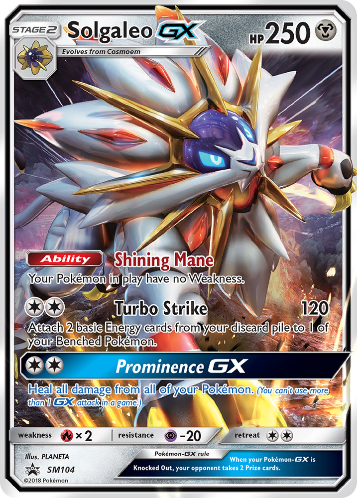 Solgaleo GX (SM104) [Sun & Moon: Black Star Promos] Pokémon