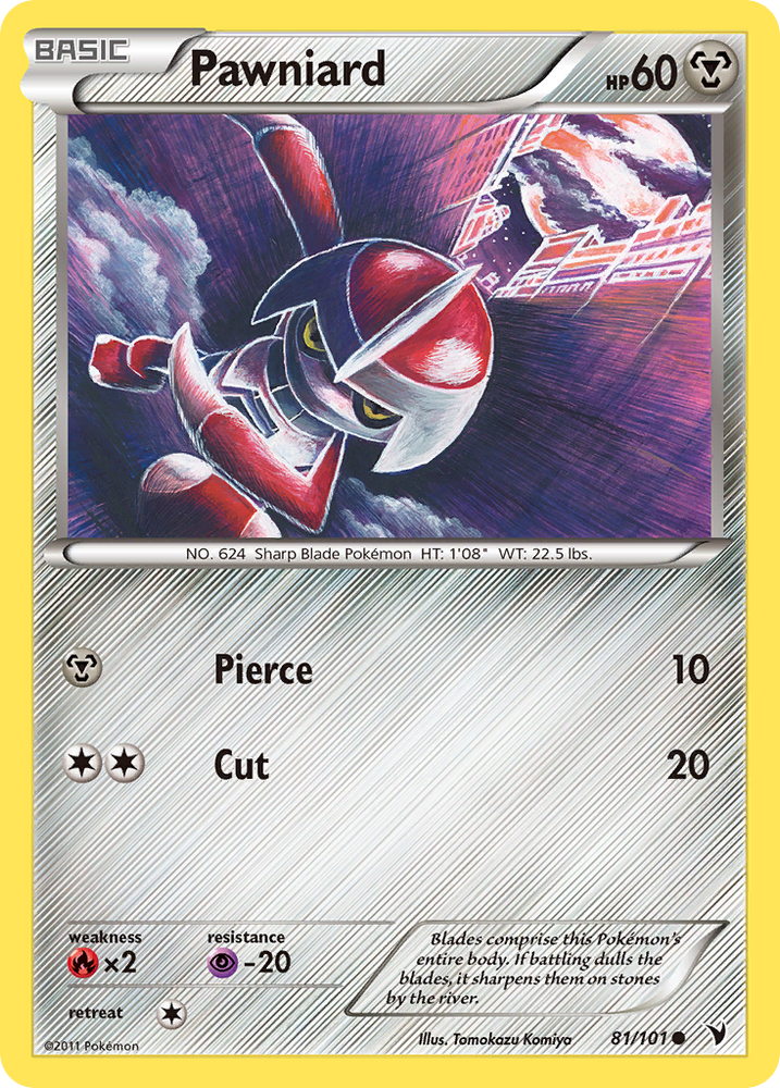 Pawniard (81/101) [Black & White: Noble Victories] Pokémon