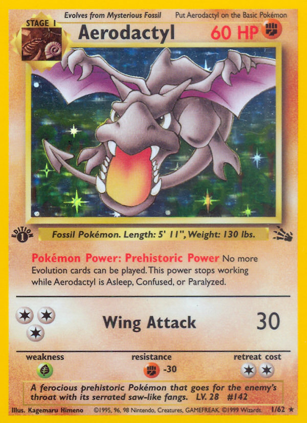 Aerodactyl (1/62) [Fossil 1st Edition] Pokémon