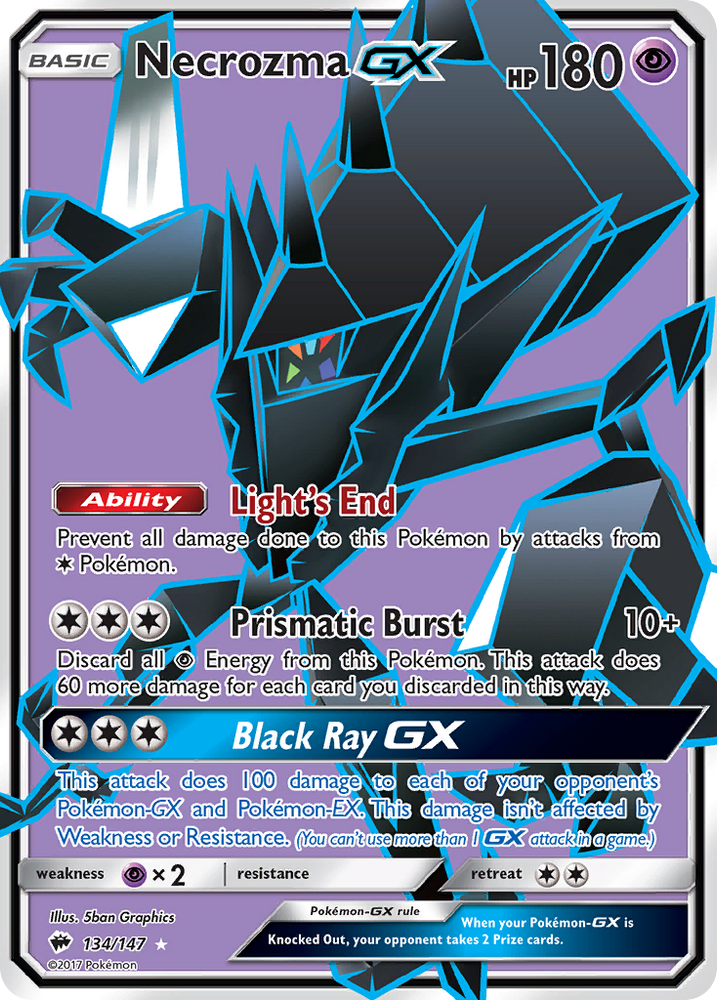 Necrozma GX (134/147) [Sun & Moon: Burning Shadows] Pokémon