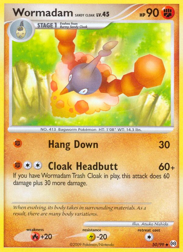 Wormadam Sandy Cloak (50/99) [Platinum: Arceus] Pokémon