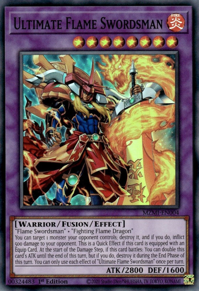 Ultimate Flame Swordsman [MZMI-EN004] Super Rare Yu-Gi-Oh!