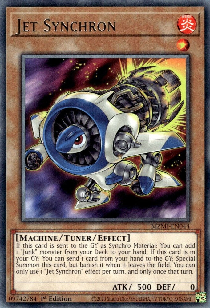 Jet Synchron [MZMI-EN044] Rare Yu-Gi-Oh!
