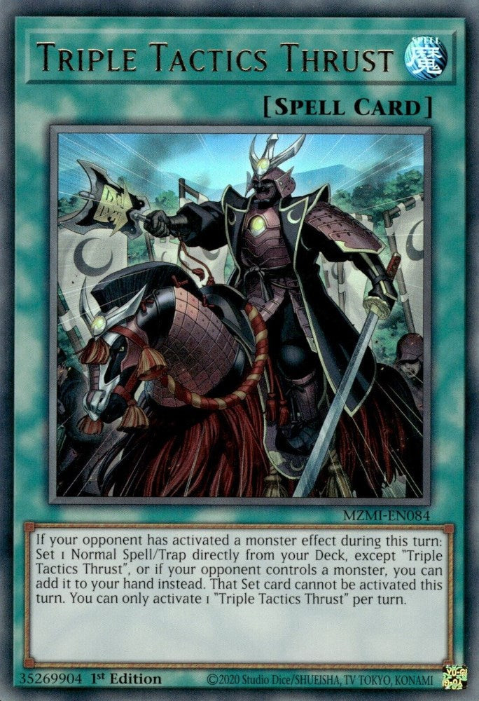 Triple Tactics Thrust [MZMI-EN084] Ultra Rare Yu-Gi-Oh!