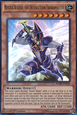 Buster Blader, the Destruction Swordmaster [BOSH-EN018] Ultra Rare Yu-Gi-Oh!
