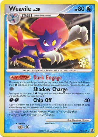 Weavile (40/132) [Countdown Calendar Promos] Pokémon