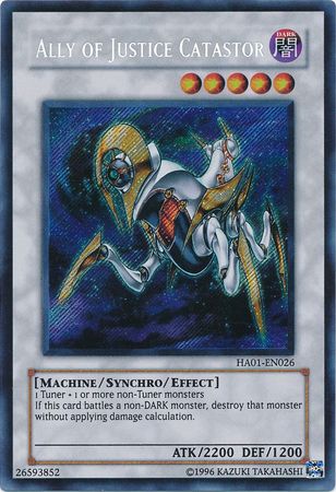 Ally of Justice Catastor [HA01-EN026] Secret Rare Yu-Gi-Oh!
