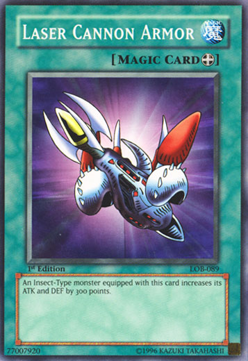 Laser Cannon Armor [LOB-089] Common Yu-Gi-Oh!