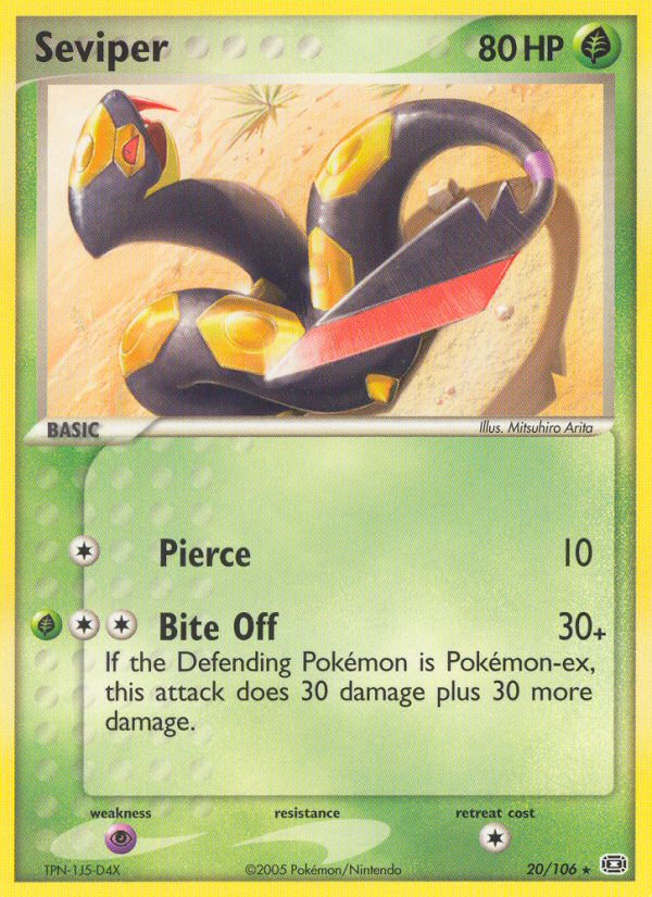 Seviper (20/106) [EX: Emerald] Pokémon
